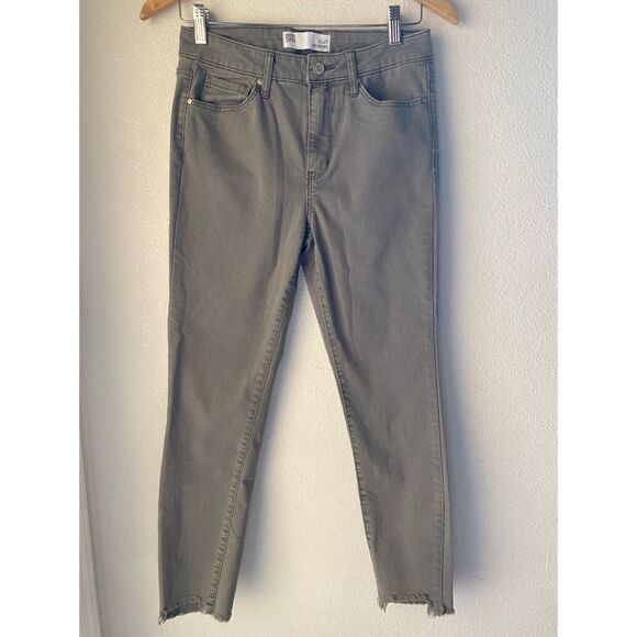 RSQ | Cali High Rise Jeans in Olive Green, Size 27 - Picture 4 of 11